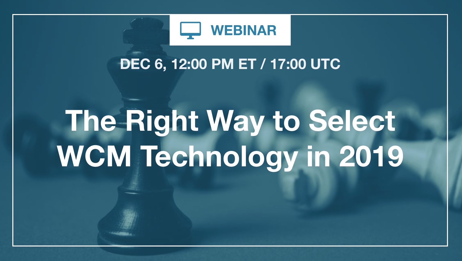 [Webinar] How to Select the Right Customer Data Platform